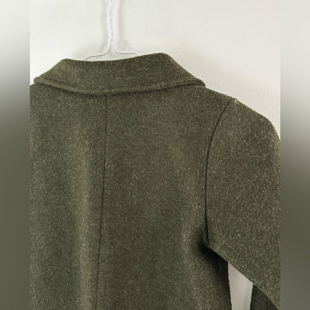 Ivy Green Long Wool Peacoat 4/5T - Picture 5 of 9
